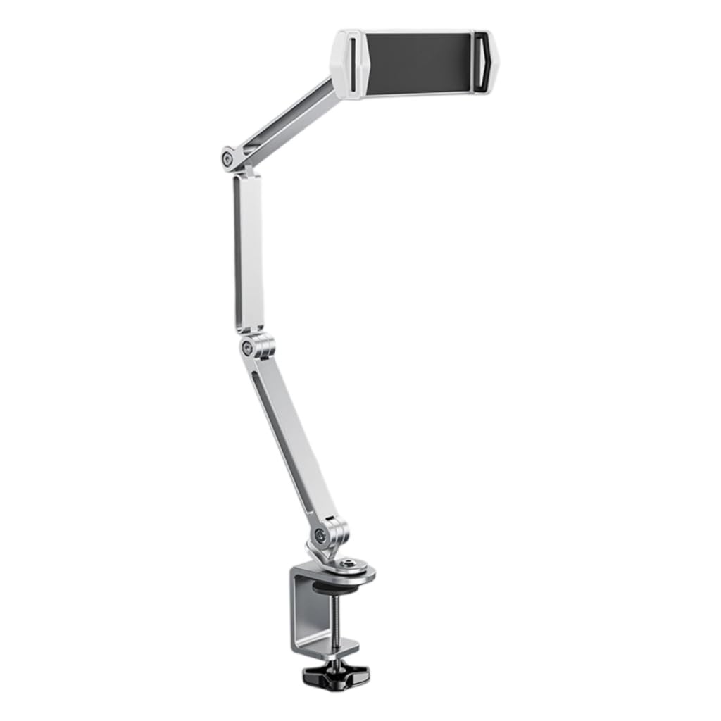 Soporte de aluminio para tableta, para escritorio, cama, brazo ajustable