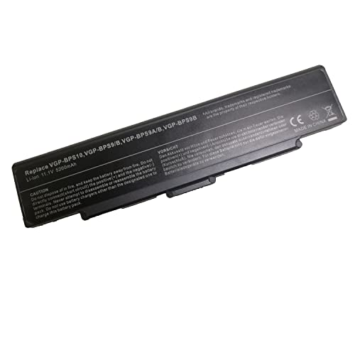 BPS9 VGP-BPL9 VGP-BPS9 VGP-BPS9/B VGP-BPS9/S VGP-BPS9A VGP-BPS9A/B Remplacement de la Batterie d'ordinateur Portable pour Sony Vaio VGN-CR VGN-CR VGN-NR...