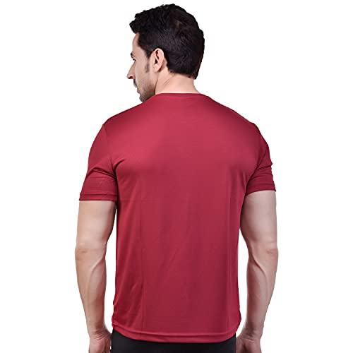 Image of Fashionbazzar4u Men's Cotton Blend Regular Fit Solid Round Neck T-Shirt
