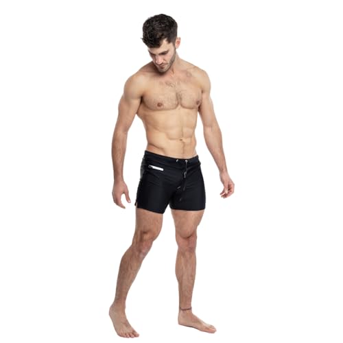 Taddlee Men's Swimwear Swim Shorts Trunks Square Cut Black Blue Swimsuits Boxers4