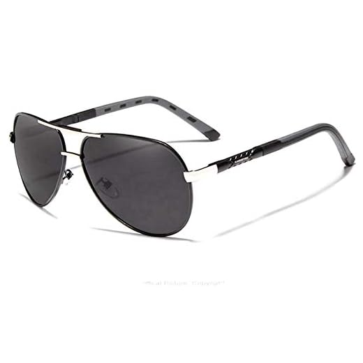 Óculos de Sol Masculino Aviador Estilo Piloto Kingseven Polarizados N7252 (C3)