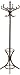 Produktbild Headbourne Hr8085X Klassischer Kleiderständer, freistehend, Massivholz im Walnussholz-Look, mit Schirmständer