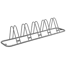 Global Industrial 70" L Single Sided Bicycle Parking Rack, Adjustable, 5-Bike Capacity