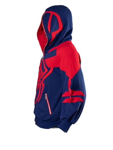 CosFantasy Men's Full Zip Up Hoodie Cos Hoodies Sweashirt Loose Fit Size XL Red