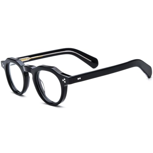 Image of HEPIDEM Acetate Glasses Frame Men Women Square Eyeglasses Optical Spectacles MZEPH