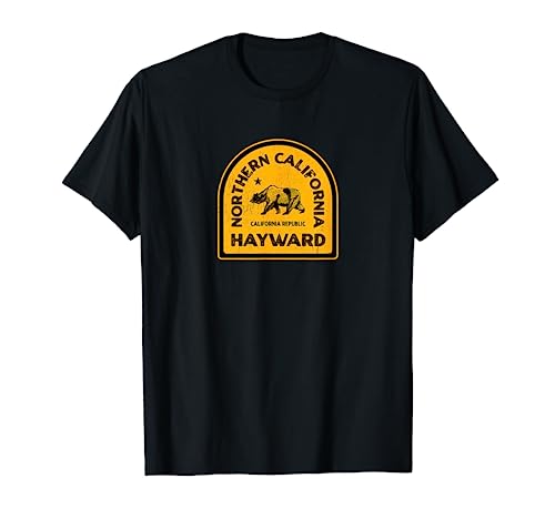 Hayward CA Vintage Style Northern California T-Shirt