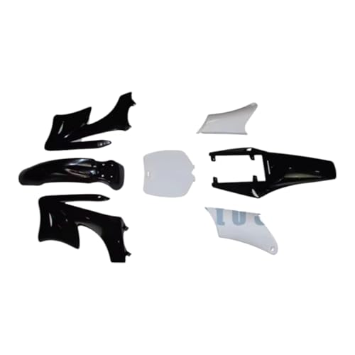 Kit carénage complet pour minimoto cross 47/49cc, noir et blanc, modèle Orion Apollo Pit Dirt Bike