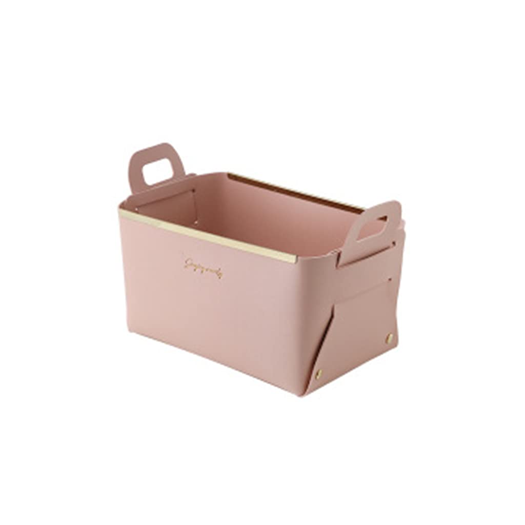 Msioytog Lovely and Cute Leather Storage Box Beautiful Decorations for Home Dorm Promote Living Environment and Popularity Cosmetics Storage Box