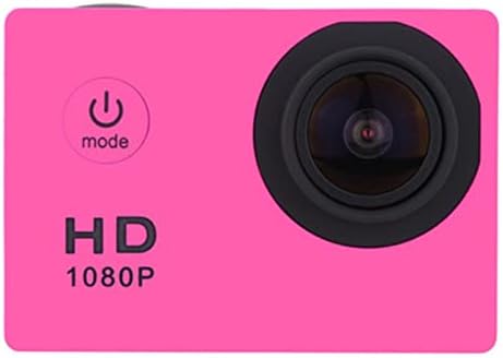 dheik Sport Action Camera Underwater Camera Sport Outdoor Mini Camera Waterproof Cam Screen Action Camera Color Water Resistant Video Surveillance (Bundle : Camera Only, Color : Silver)