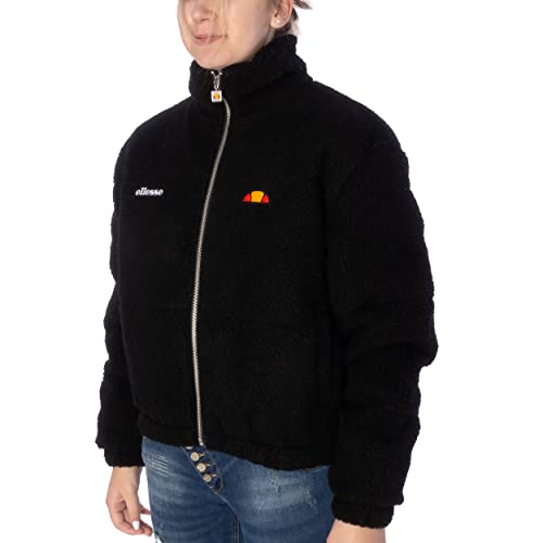 ellesse Damen Justine Gepolsterte Jacke, Schwarz, 38