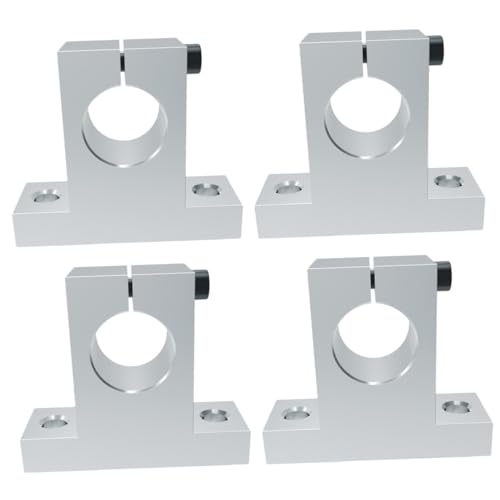 PLAFOPE 4pcs Printer Accessories Shaft Support Brackets Bracket Linear Rail Guide High Temperature Stability Compatible 