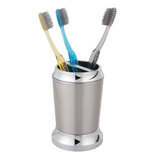 Support de brosse à dents porte brosse inox salle de bain rangement lot 2