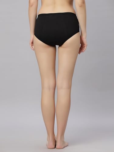 Image of GLAMORAS Cotton Reusable Period Panty for Women | No Stain, Leak Proof, Comfortable Period Panties | No Pads Period Underwear Suitable for Medium to Heavy Flow - (Pack of 2)