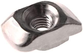 StainlessThread T- Slot Nuts T Slot Nuts Pack of 50 for 20/30/40/45 Series Aluminum Profile with M3-M8 Thread(45 M5)