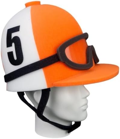 FOAM PARTY HATS: Jockey Big Horse - Kentucky Derby Hat - Sports Hat - Horse Hat