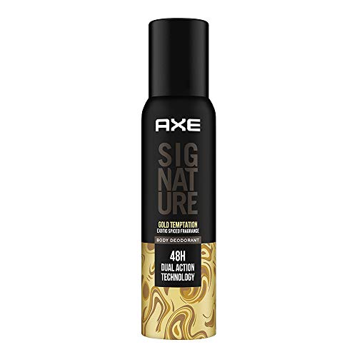 Image of Axe Signature Gold Temptation Long Lasting No Gas Deodorant Bodyspray Perfume for Men, 154 ml