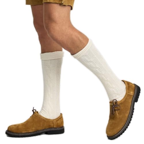 STEIGENHÖFER Men's Lederhosen Shoes for Authentic Oktoberfest Costume – Bavarian Haferlschuhe for Men – Traditional German Leather Shoes with Side Lacing – Trachten Footwear - Multiple Colors & Sizes3