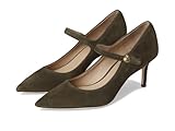 Lauren Ralph Lauren Women's, Lanette Suede Mary Jane Pumps, Dark Olive, 8 Medium