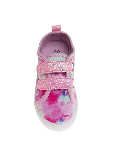 Josmo Girl's Slip on Sparkle Canvas Fashion Tennis (Toddler-Little Kid)2
