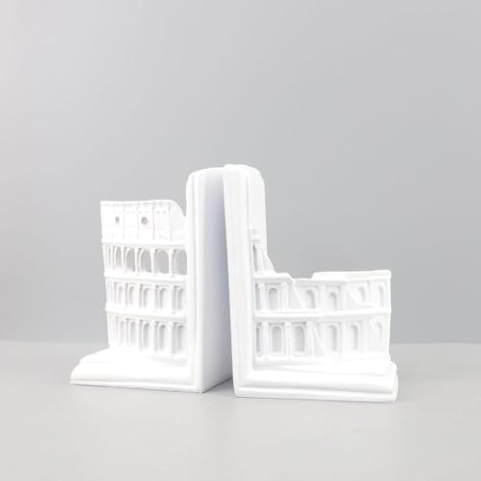 Decorative Castle Bookends, Modern Book Stoppers for Bedroom Office