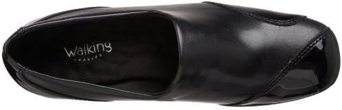 Walking Cradles Women's Johanna Slip-On Loafer,Black Stretch/Patent,9.5 XW US | Image 4