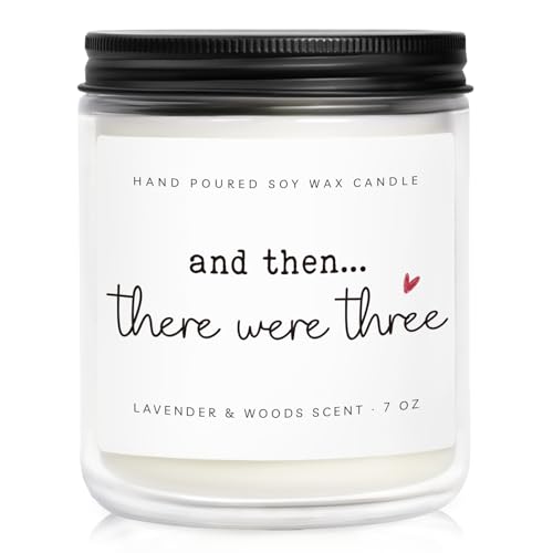 New Mom Gifts, Postpartum Gift for New Moms, New Parents Gifts for Couple, First Mothers Day Gift for New Moms, New Mom and New Dad - Lavender Scented Candle 7oz