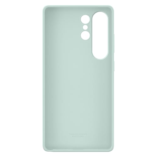 Image of Samsung Galaxy S25 Ultra Silicone Phone Case, Protective Cover, Color Variety, Smooth Grip, Durable Design, Snug Fit, US Version, EF-PS938CMEGUS, Mint