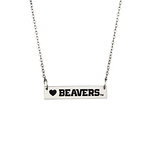 Fan Frenzy NCAA Oregon State University Beaver Bar Necklace