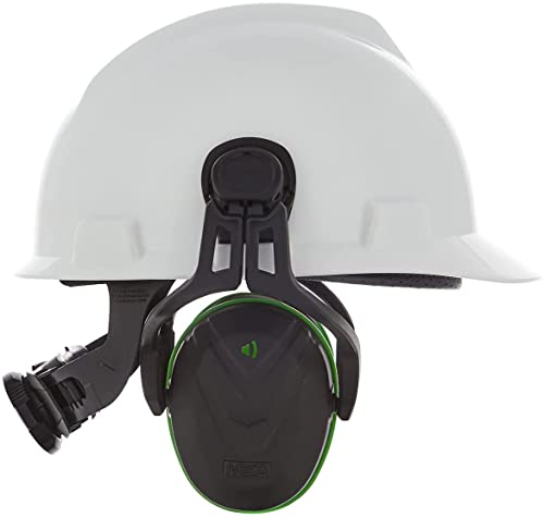 Image of MSA V-Gard Helmet Ear Defenders - Enhanced Comfort Hearing Protection with Helmet Mount for V-Gard Cap Style Hard Hats