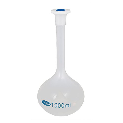 Aexit Kit Long Funnels Neck Clear Plastic Volumetric Measuring Flask Heatproof Filtering Funnels for Laboratory