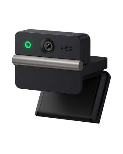Image of OBSBOT Meet Flip Foldable 4K Webcam for Laptop with 1 /2 inch Sensor, AI Framing | AI Notes, PDAF Autofocus, Dual Microphone, Gesture Control, HDR, Beauty Mode, Web Cam for Mac, PC, Zoom, Teams Meeting, etc.