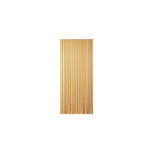 Rideau de porte Tahiti PVC 90x220 cm - brun, beige