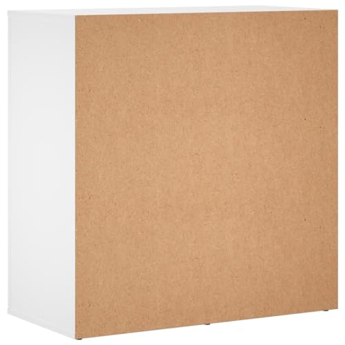 Vidaxl Credenza Bianca 79X38X80 Cm In Legno Multistrato - 8