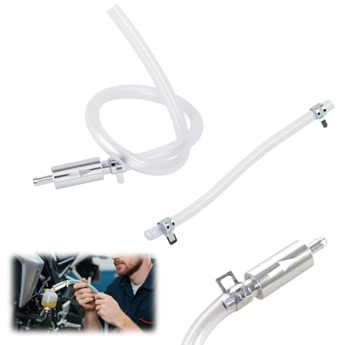 YAUNJI Brake Bleeder Hose, 2025 New One Way Check Valve Tube Bleeding Tool Kit for Hydraulic System Bleeding, Brake Bleeder One Way Valve for Car Motorcyle Clutch (5 PCS)