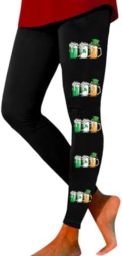 St. Patrick’s Day Leggings Women Shamrock Yoga Pants Irish Green Clover Leaves High Waist Soft Stretchy Workout Tight St. Patrick’s Day Leggings Women Shamrock Yoga Pants Irish Green Clover Leaves High Waist Soft Stretchy Workout Tight