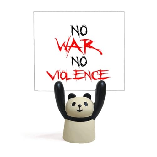 Support pour mémo panda décoratif pour bureau zen et engagé