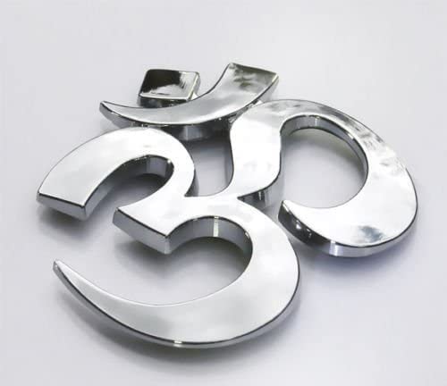 Car Chrome Decals Aum Om car auto Bike 3D Chrome Emblem Decal Yoga Symbo CNPL-AUMl