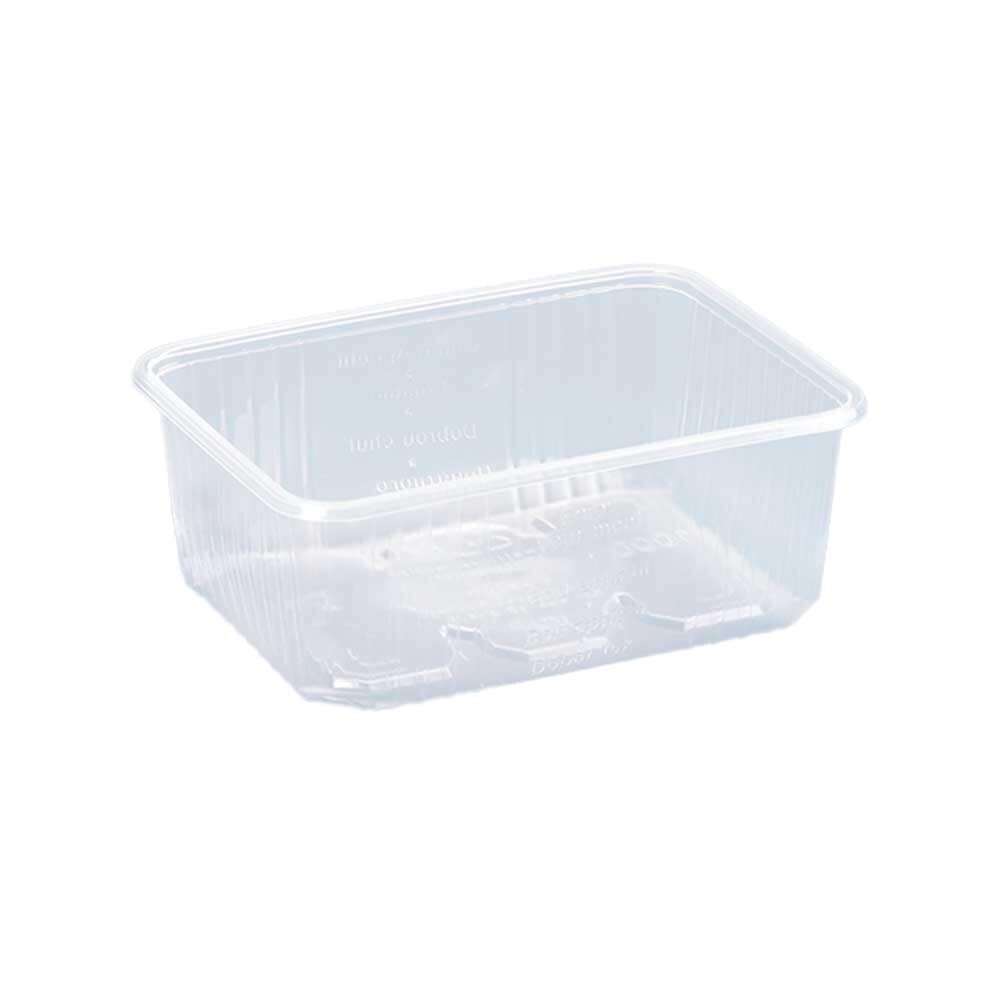 Verpackungsschalen, PP, Transparent, 1000 ml Füllmenge, 180x133x64 mm, 300 Stück