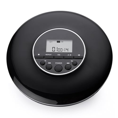 Lecteur CD portable MP3 avec sortie Bluetooth et écouteurs stéréo LCD