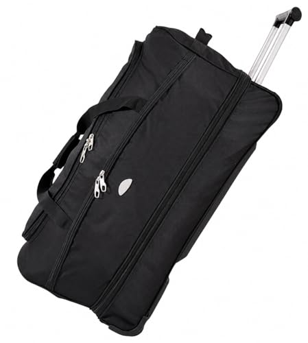 Grand Sac de Voyage 106L à roulettes XXL – Nylon 900D Ultra Résistant, Sac de Sport, Sac de Transport, Valise Souple avec Poignée Télescopique, Grande...