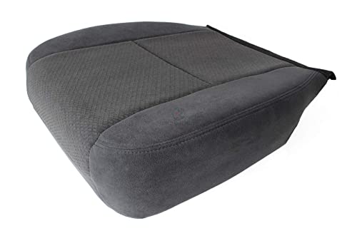 Richmond Auto Upholstery - Driver Side Bottom Replacement Cloth Seat Cover, Black (Compatible with 2007 2008 Chevy Silverado LS LT Z71)