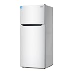 BLACK+DECKER 14.6 Cu. Ft. Top Mount Refrigerator with Freezer, 2 Door Refrigerator with Top Freezer and Adjustable Temperature Control, ENERGY STAR, BR1460HW, White