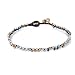 Handmade Two Layers Small Grey Stone Beaded Chain Anklets for Women, Ethnic Boho Anklet for Teen Girls, Bohemian Ankle Bracelets for Women, Leg Chain