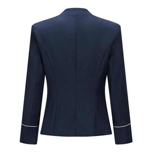 YYNUDA Women's Business Suit Set Solid 2 Piece Work Office Blazer and Skirt4