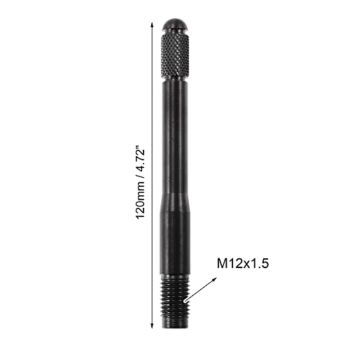 Image of ACROPIX M12x1.5 Wheel Alignment Pin Mounting Car Wheel Hanger Rim Stud Bolt Nut Tire Change Guide Tool - Pack of 1 Black
