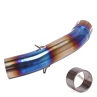 Amazon | オートバイ排気口 エキゾーストパイプ 中間パイプ