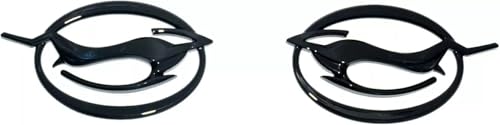 Image of Car Trunk Left and Right Side Emblem 3D Badge Decal Nameplate 10253595 Fit for 94-96 Flying Impala 2pcs (Gloss Black)