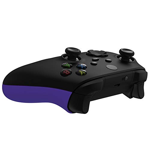 Image of eXtremeRate DIY Grip for Xbox Series X & S, Purple Soft Touch Comfortable Left Right Side Rails, Replacement Parts Handles Rear Shell for Xbox Core Wireless Controller [Controller Excluded]