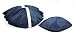 Zion Judaica Bulk Synagogue Shul Rayon Kippot - Gross (144) (Navy Blue)