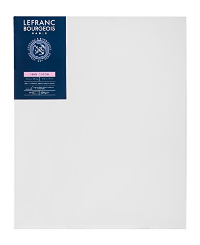 Lefranc Bourgeois Telaio Telato 100 percento Cotone - Rosso - 70 x 100 cm - Spessore 1.9 cm